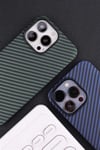 Apple iPhone 12 Kılıf Karbon Fiber Tasarımlı Zore Karbono Kapak
