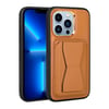Apple iPhone 12 Pro Max Kılıf Kartlıklı Standlı ​Pu Deri Zore Memo Kapak