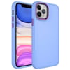 Apple iPhone 12 Pro Max Kılıf Metal Çerçeve ve Buton Tasarımlı Silikon Zore Luna Kapak