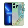 Apple iPhone 12 Pro Max Kılıf Simli Desenli El Askılı Tutacaklı Zore Elsa Silikon Kapak