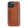 Apple iPhone 12 Pro Max Uyumlu Deri Arka Kapak RST2EF Taba