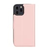 Apple iPhone 12 Pro Max Uyumlu Deri Cüzdanlı Kılıf NU2 Pembe