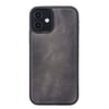 Apple iPhone 12 Pro Uyumlu Deri Cüzdanlı Kılıf VS4EF Gri