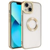 Apple iPhone 13 Kılıf Kamera Korumalı Logo Gösteren Zore Omega Kapak