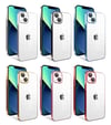 Apple iPhone 13 Kılıf Kamera Korumalı Renkli Çerçeveli Zore Garaj Kapak
