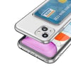 Apple iPhone 13 Kılıf Kartlıklı Şeffaf Zore Setra Clear Silikon Kapak