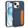 Apple iPhone 13 Kılıf Kartlıklı Zore X-Kart Silikon Kapak