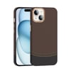 Apple iPhone 13 Kılıf M-safe Şarj Özellikli Karbon Fiber Görünümlü Zore Gros Kapak