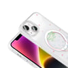 Apple iPhone 13 Kılıf M-Safe Şarj Özellikli Şeffaf Zore Folk Sert Kapak