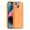Apple iPhone 13 Kılıf M-Safe Şarj Özellikli Şeffaf Zore Folk Sert Kapak