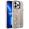 Apple iPhone 13 Pro Max Kılıf Desenli Zore Silver Sert Kapak