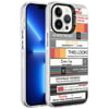 Apple iPhone 13 Pro Max Kılıf Desenli Zore Silver Sert Kapak