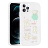 Apple iPhone 13 Pro Max Kılıf Kabartma Figürlü Parlak Zore Toys Silikon Kapak