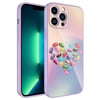 Apple iPhone 13 Pro Max Kılıf Kamera Korumalı Desenli Sert Silikon Zore Epoksi Kapak