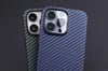 Apple iPhone 13 Pro Max Kılıf Karbon Fiber Tasarımlı Zore Karbono Kapak