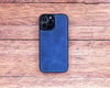 Apple iPhone 13 Pro Uyumlu Deri Cüzdanlı Kılıf Lacivert