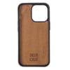 Apple iPhone 13 Pro Uyumlu Deri Cüzdanlı Kılıf Leopar Desen