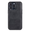 Apple iPhone 13 Pro Uyumlu Deri Cüzdanlı Kılıf Siyah