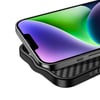 Apple iPhone 14 Kılıf Aramid Karbon Fiber M-safe Özellikli Wlons Radison Kapak