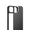 Apple iPhone 14 Kılıf Aramid Karbon Fiber M-safe Özellikli Wlons Radison Kapak