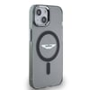 Apple iPhone 14 Kılıf Aston Martin Orjinal Lisanslı M-safe Şarj Özellikli IML Baskı Logolu Metal Düğmeli Kapak