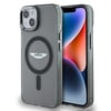 Apple iPhone 14 Kılıf Aston Martin Orjinal Lisanslı M-safe Şarj Özellikli IML Baskı Logolu Metal Düğmeli Kapak
