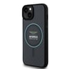 Apple iPhone 14 Kılıf Aston Martin Orjinal Lisanslı M-safe Şarj Özellikli Renkli Halka ve Karbon Fiber Tasarımlı Kapak
