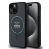 Apple iPhone 14 Kılıf Aston Martin Orjinal Lisanslı M-safe Şarj Özellikli Renkli Halka ve Karbon Fiber Tasarımlı Kapak