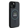 Apple iPhone 14 Kılıf Aston Martin Orjinal Lisanslı M-safe Şarj Özellikli Renkli Halka ve Karbon Fiber Tasarımlı Kapak