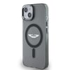 Apple iPhone 14 Kılıf Aston Martin Orjinal Lisanslı M-safe Şarj Özellikli IML Baskı Logolu Metal Düğmeli Kapak
