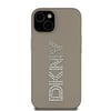 Apple iPhone 14 Kılıf DKNY Orjinal Lisanslı Taşlı DKNY Yazılı Metalik Rhinestones PU Deri Kapak