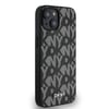 Apple iPhone 14 Kılıf DKNY Orjinal Lisanslı M-safe Şarj Özellikli 3D Yazılı Grid Pattern Kapak
