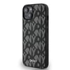 Apple iPhone 14 Kılıf DKNY Orjinal Lisanslı M-safe Şarj Özellikli 3D Yazılı Grid Pattern Kapak