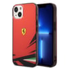 Apple iPhone 14 Kılıf Ferrari Orjinal Lisanslı Baskı Logolu İtalyan Bayrak Baskılı Dizayn Kapak