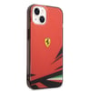 Apple iPhone 14 Kılıf Ferrari Orjinal Lisanslı Baskı Logolu İtalyan Bayrak Baskılı Dizayn Kapak