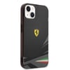Apple iPhone 14 Kılıf Ferrari Orjinal Lisanslı Baskı Logolu İtalyan Bayrak Baskılı Dizayn Kapak