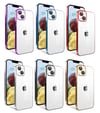 Apple iPhone 14 Kılıf Kamera Korumalı Renkli Çerçeveli Zore Garaj Kapak