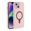 Apple iPhone 14 Kılıf M-Safe Şarj Özellikli Zore Aris Silikon Kapak