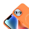 Apple iPhone 14 Kılıf M-Safe Şarj Özellikli Kamera Korumalı Zore Elio Sert PC Kapak