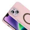 Apple iPhone 14 Kılıf M-Safe Şarj Özellikli Zore Aris Silikon Kapak