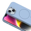 Apple iPhone 14 Kılıf M-Safe Şarj Özellikli Metal Kamera Çerçeveli Zore Edi Silikon Kapak