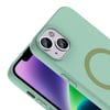 Apple iPhone 14 Kılıf M-Safe Şarj Özellikli Zore Aris Silikon Kapak