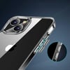 Apple iPhone 14 Kılıf Standlı Şeffaf Silikon Zore L-Stand Kapak