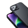 Apple iPhone 14 Plus Kılıf Aramid Karbon Fiber M-safe Özellikli Wlons Radison Kapak