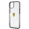 Apple iPhone 14 Plus Kılıf Ferrari M-safe Şarj Özellikli Transparan Dizayn Kapak
