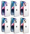 Apple iPhone 14 Plus Kılıf Kamera Korumalı Renkli Çerçeveli Zore Garaj Kapak