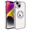 Apple iPhone 14 Plus Kılıf Kamera Korumalı Logo Gösteren Zore Omega Kapak