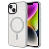 Apple iPhone 14 Plus Kılıf Mat Arka Yüzey Wireless Şarj Özellikli Zore Flet M-safe Kapak