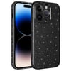 Apple iPhone 14 Pro Kılıf Kamera Korumalı Simli Lüks Zore Koton Kapak