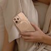 Apple iPhone 14 Pro Kılıf M-safe Şarj Özellikli Simli Arka Yüzey Coehl Lumino Kapak